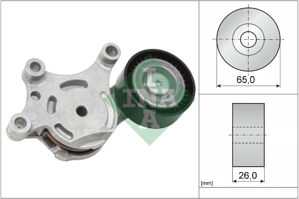 Rola intinzator curea distributie # Ford Fusion 2004 2005 2006 2007 2008 2009 2010 2011 2012 # 534 0075 20 # INA