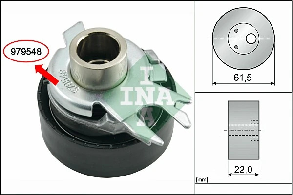 Rola intinzator curea distributie INA VW POLO IV (9N_, 9A_) 2002-2014 - 531 0525 30
