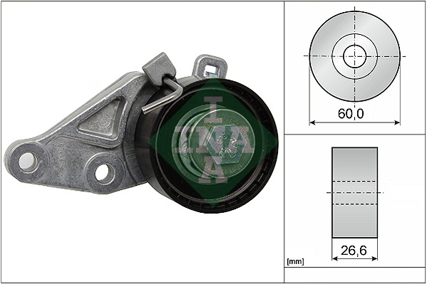 Rola intinzator curea distributie # Mazda Demio 2003 2004 2005 2006 2007 # 531 0586 10 # INA