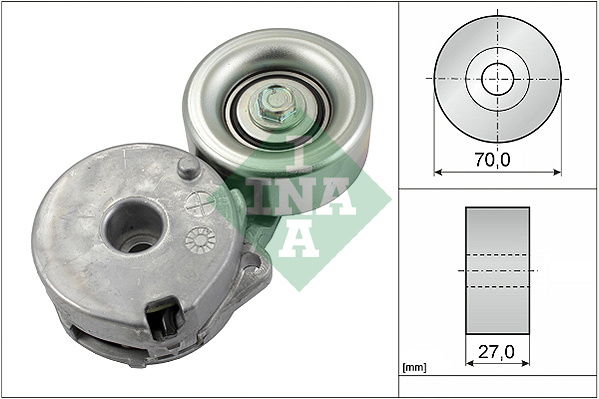 Rola intinzator curea distributie # Nissan X-trail 2007 2008 2009 2010 2011 2012 2013 # 534 0442 10 # INA