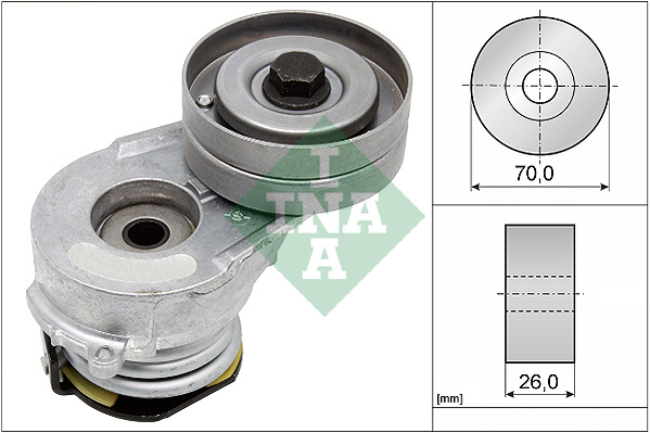 Rola intinzator curea distributie # Opel Meriva 2003 2004 2005 2006 2007 2008 2009 2010 # 534 0082 30 # INA