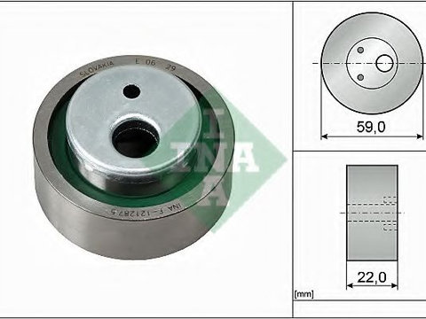 Rola intinzator curea distributie PEUGEOT 106   (1A, 1C) (1991 - 1996) INA 531 0030 10