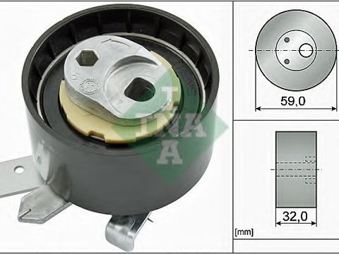 Rola intinzator,curea distributie RENAULT CAPTUR (2013 - 2016) INA 531 0906 10 piesa NOUA