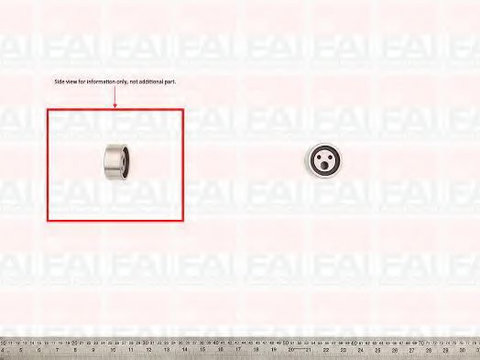 Rola intinzator curea distributie RENAULT TWINGO I Van (S06_) (1993 - 2016) FAI AutoParts T6085