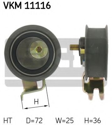 Rola intinzator,curea distributie SEAT ALHAMBRA (7