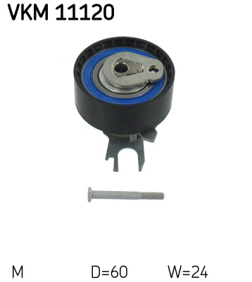 Rola intinzator,curea distributie SKF VKM11120 pentru masina VW POLO Van (6R) 2009 2010 2011 2012 2013 2014