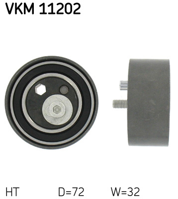 Rola intinzator,curea distributie superior stanga (VKM11202 SKF) AUDI,SKODA,VW