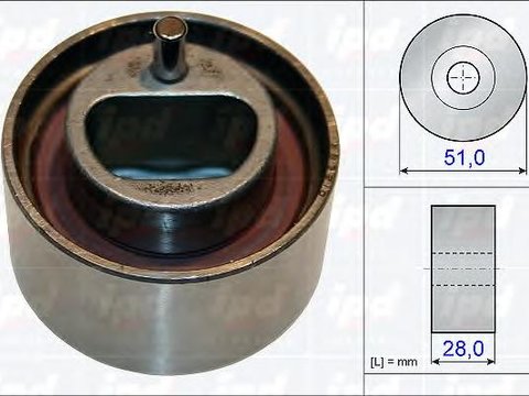 Rola intinzator,curea distributie SUZUKI ALTO Mk IV (FF) - IPD 15-3819