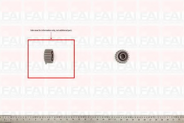 Rola intinzator curea distributie T6697 FAI AUTOPARTS pentru Ford Escort Ford Fiesta Mazda 121 Mazda Soho Ford Courier Ford Mondeo