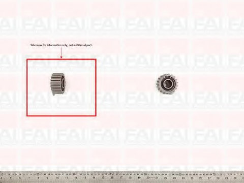 Rola intinzator curea distributie T6697 FAI AUTOPARTS pentru Ford Escort Ford Fiesta Mazda 121 Mazda Soho Ford Courier Ford Mondeo