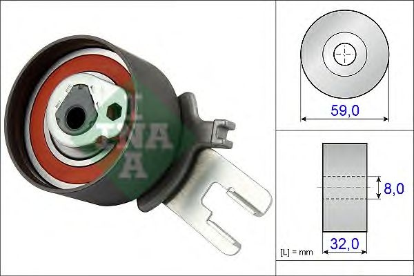 Rola intinzator curea distributie VOLVO V70 XC - Cod intern: W20203931 - LIVRARE DIN STOC in 24 ore!!!