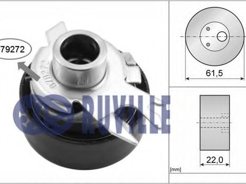 Rola intinzator,curea distributie VW GOLF III (1H1) (1991 - 1998) RUVILLE 55428 piesa NOUA