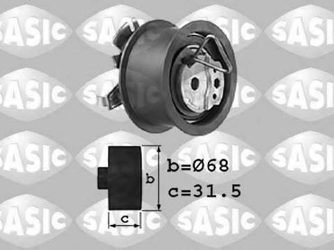 Rola intinzator,curea distributie VW SHARAN (7M8, 7M9, 7M6), FORD GALAXY (WGR), AUDI A3 (8L1) - SASIC 1706005