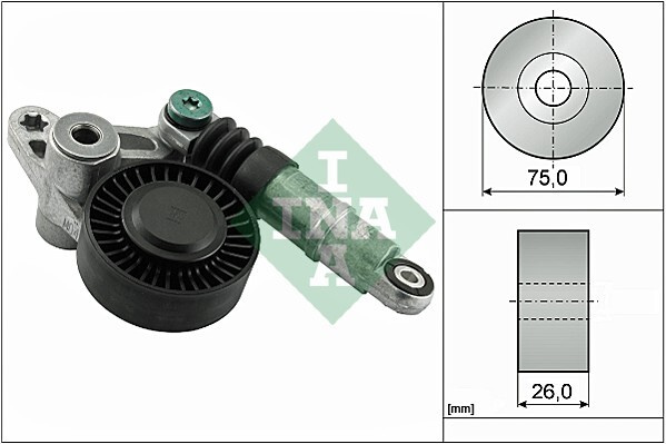 Rola intinzator curea distributie # Vw Touareg 2010 2011 2012 2013 2014 2015 2016 2017 2018 # 534 0356 10 # INA