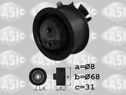 Rola intinzator,curea distributie VW TOURAN (1T1, 1T2), AUDI A3 (8P1), VW RABBIT V (1K1) - SASIC 1706021