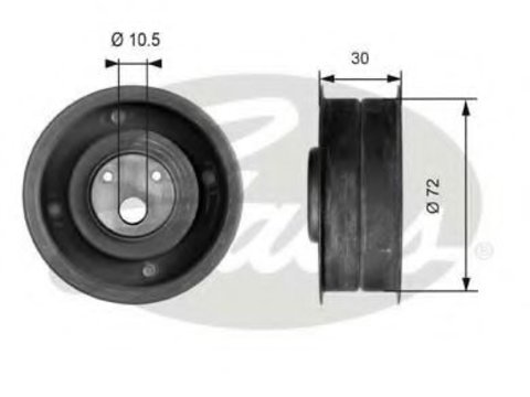 Rola intinzator,curea distributie VW VENTO (1H2) (1991 - 1998) GATES T41080 piesa NOUA