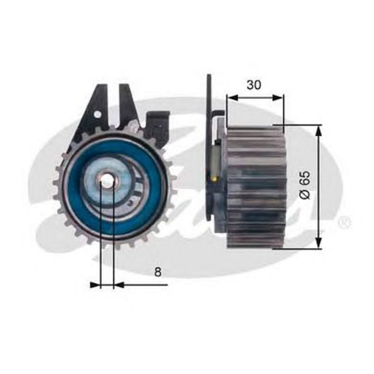 Rola Intinzator curea FIAT BRAVO II 198 GATES T43211