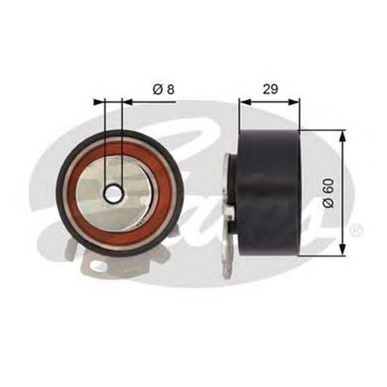 Rola Intinzator curea LANCIA DELTA II 836 GATES T4