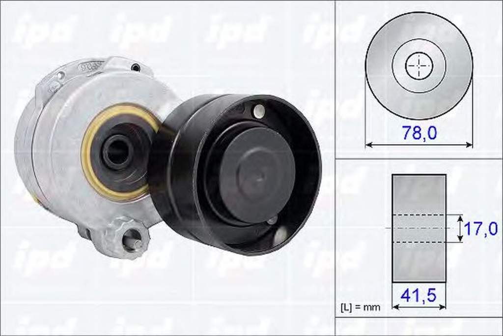 Rola Intinzator curea MERCEDES-BENZ ATEGO 2 IPD 153375