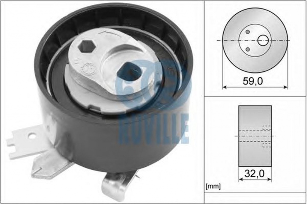 Rola Intinzator curea NISSAN NOTE E12 RUVILLE 55641