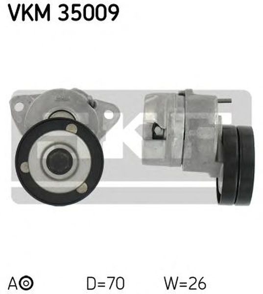 Rola Intinzator curea OPEL ASTRA G cupe F07 SKF VKM35009