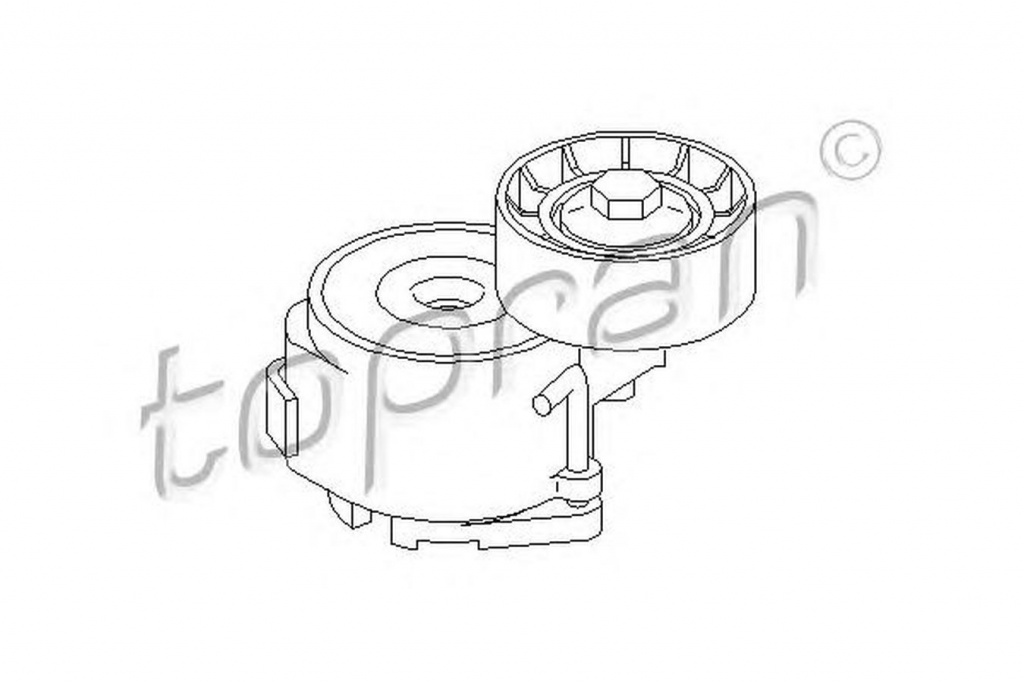Rola Intinzator curea OPEL ASTRA H combi L35 TOPRAN 206991