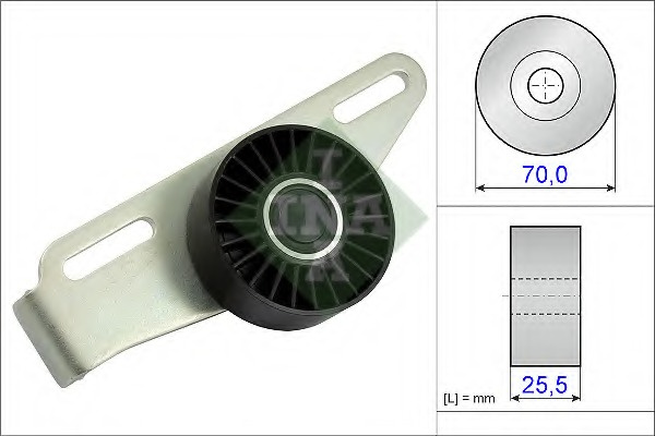 Rola intinzator curea transmisie 531 0868 10 INA pentru Dacia Logan Dacia Sandero Renault Sanderostepway Dacia Solenza Renault Logan Renault Tondar Dacia Lodgy Dacia Dokker Renault Loganstepway