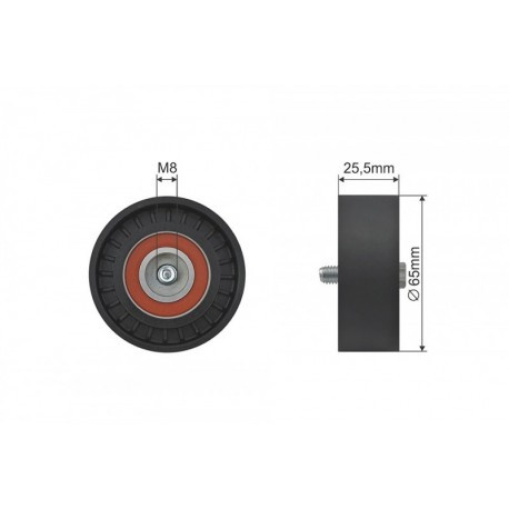 Rola intinzator CUREA TRANSMISIE ALFA ROMEO 159, BRERA, SPIDER, pentru FIAT DOBLO, DUCATO, FREEMONT, LINEA, pentru OPEL COMBO, COMBO TOUR