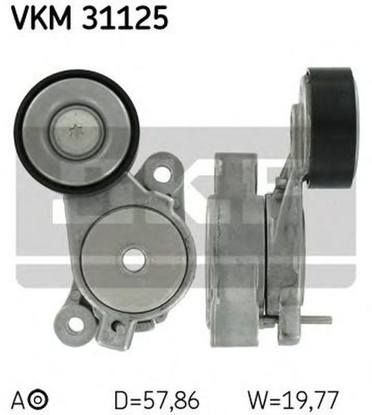 Rola intinzator curea transmisie AUDI A1 8X1 8XK 8