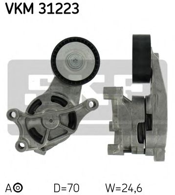 Rola intinzator,curea transmisie AUDI A3 (8P1) (20