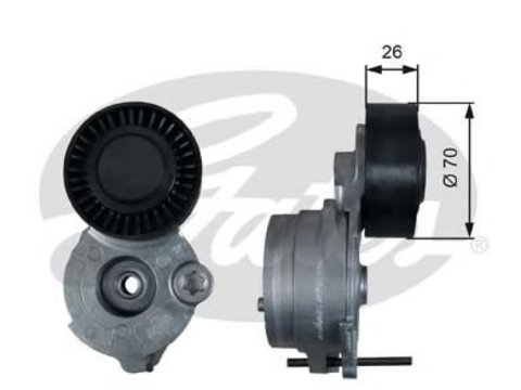 Rola intinzator,curea transmisie AUDI A4 Avant (8K5, B8) (2007 - 2015) GATES T39333 piesa NOUA