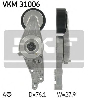 Rola intinzator,curea transmisie AUDI A6 (4B2, C5)