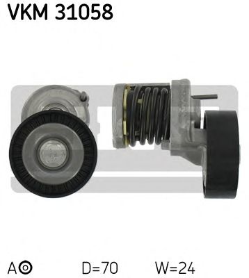 Rola intinzator curea transmisie AUDI A6 (4G2, C7, 4GC) - Cod intern: W20034847 - LIVRARE DIN STOC in 24 ore!!!