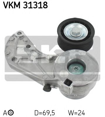 Rola intinzator curea transmisie AUDI Q7 (4L) - Cod intern: W20034858 - LIVRARE DIN STOC in 24 ore!!!