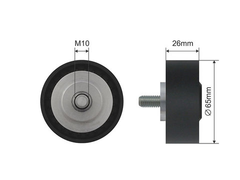 ROLA INTINZATOR CUREA TRANSMISIE, BMW 2 (F45), 2 GRAN TOURER (F46), X1 (F48), X2 (F39); MINI (F55), (F56), (F57), CLUBMAN (F54), COUNTRYMAN (F60) 1.2-2.0 d 09.13-