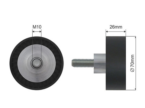 ROLA INTINZATOR CUREA TRANSMISIE, BMW 3 (E46), Z3 (E36) 1.6/1.9 02.98-07.06