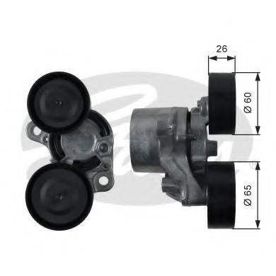 Rola intinzator,curea transmisie BMW 3 limuzina (E90), BMW 3 Touring (E91), BMW 3 cupe (E92) - GATES T39198