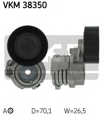 Rola intinzator,curea transmisie BMW 5 (E60) (2003 - 2010) SKF VKM 38350