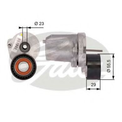 Rola intinzator curea transmisie BMW Seria 7 (F01, F02, F03, F04) (2008 - 2015) GATES T39109