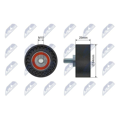 Rola intinzator curea transmisie Chevrolet Aveo, Kalos 2003-2008, Cruze 2009-, Optra 2003- Rezzo 2005-, 2013-08