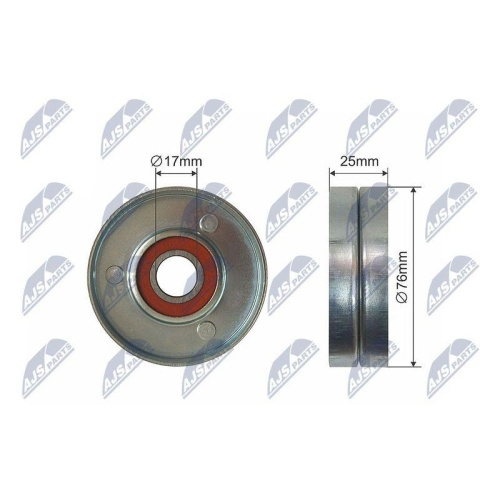 Rola intinzator curea transmisie Chevrolet Aveo, Kalos, Cruze, Lacetti, Nubira, Daewoo Nubira 1.2, 1.4, 1.6 05.97-, 500290