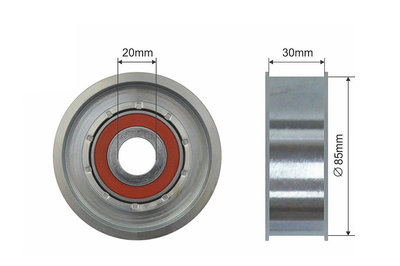 ROLA INTINZATOR CUREA TRANSMISIE, CHRYSLER VOYAGER