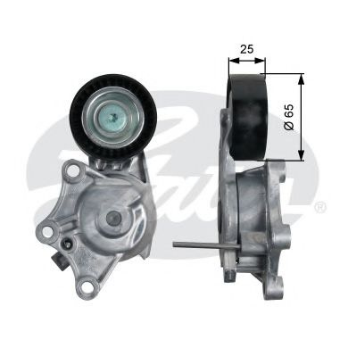 Rola intinzator curea transmisie CITROËN C4 CACTUS (2014 - 2016) GATES T39187