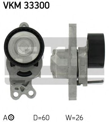 Rola intinzator curea transmisie CITROËN XSARA PICASSO (N68) (1999 - 2016) QWP WBT215