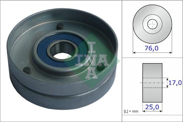 Rola intinzator.curea transmisie curea de tensionare AUDI A4 2.5 tdi 97.09- 98.07-PASSAT 2.5 tdi Skoda Superb 2.5 tdi 02.02- VOLVO XC70 CROSS COUNTRY (295), Turism, 10.1997 - 10.2007 INA 531 0751 30
