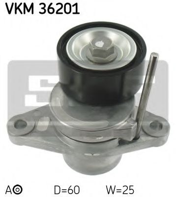 Rola intinzator,curea transmisie DACIA LOGAN II (2012 - 2016) SKF VKM 36201 piesa NOUA