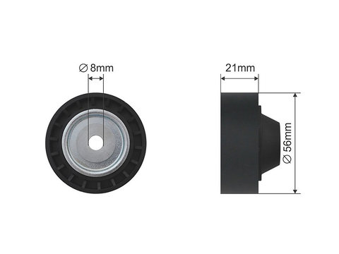 ROLA INTINZATOR CUREA TRANSMISIE, DACIA LOGAN, LOGAN II, LOGAN MCV II, SANDERO, SANDERO II, NISSAN KUBISTAR, RENAULT CLIO II, KANGOO, KANGOO EXPRESS, LOGAN/STEPWAY II, THALIA I 1.2/1.2LPG 05.96-