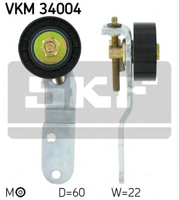 Rola intinzator curea transmisie FORD FIESTA Mk III (GFJ) (1989 - 1997) QWP WBT116