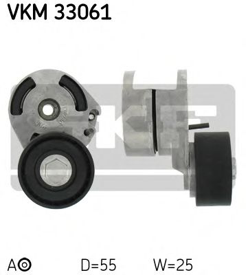 Rola intinzator curea transmisie FORD FUSION (JU_) (2002 - 2012) QWP WBT150