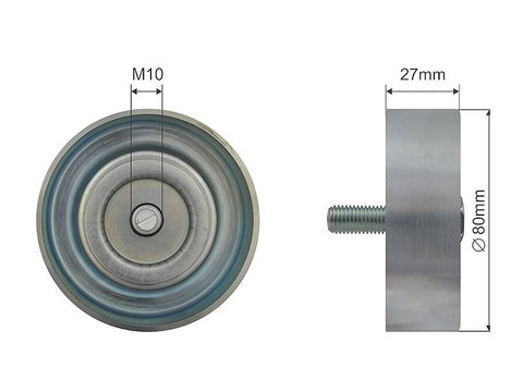 ROLA INTINZATOR CUREA TRANSMISIE, HYUNDAI GRAND SANTA F, IX35, SANTA F II, SANTA F III; KIA CARNIVAL III, SORENTO II, SPORTAGE 2.0 d/2.2D 03.06-